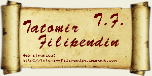 Tatomir Filipendin vizit kartica